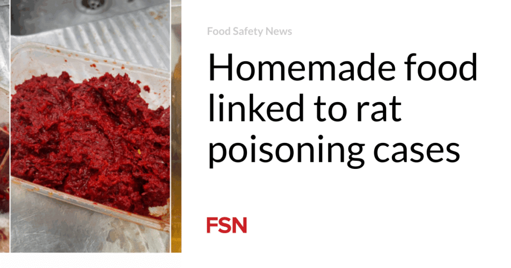 Homemade food linked to rat poisoning cases