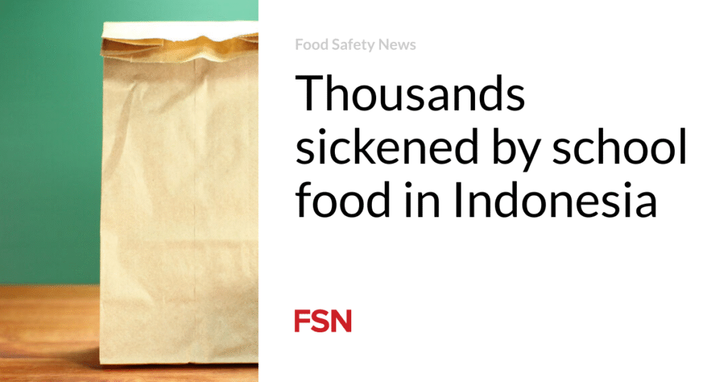 Thousands sickened by school food in Indonesia
