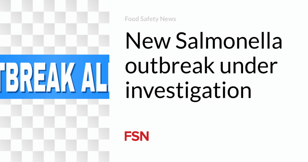 New Salmonella outbreak under investigation