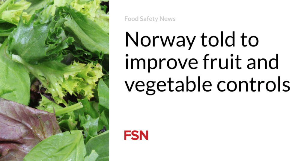 Norway told to improve fruit and vegetable controls
