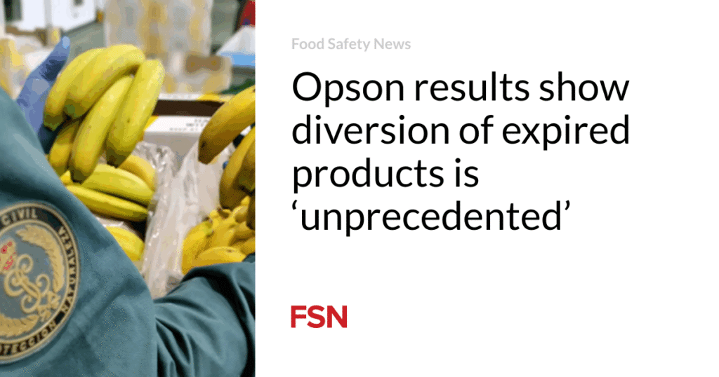 Opson results show diversion of expired products is ‘unprecedented’