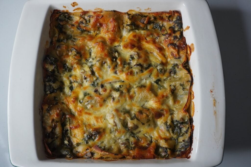 Spinach Mushroom Lasagna Recipe