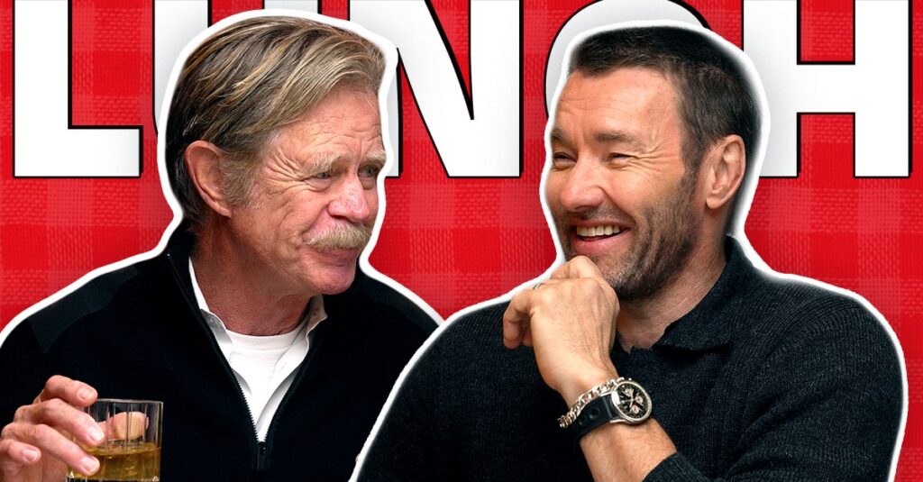 William H. Macy and Joel Edgerton Talk Favorite Dishes Over Delmonico’s Crab Cakes