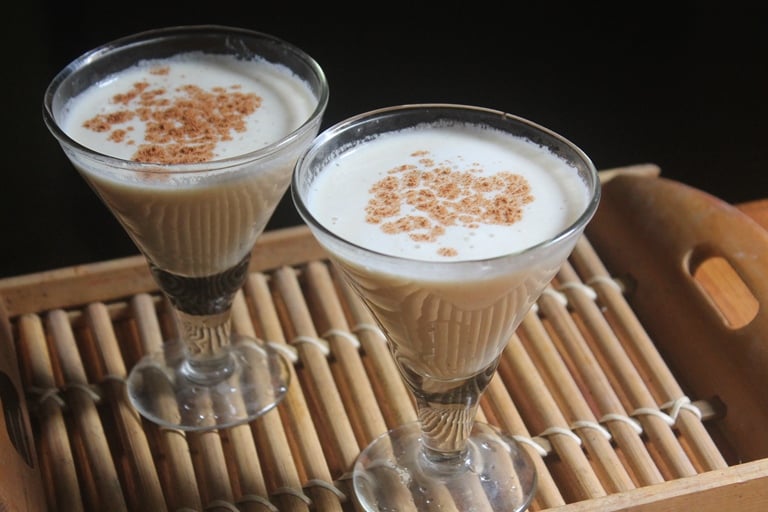 Homemade Eggnog without Alcohol