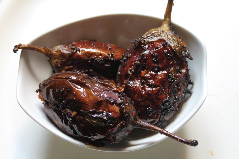 Stuffed Brinjal Fry Recipe ((Gutti Vankaya Fry)