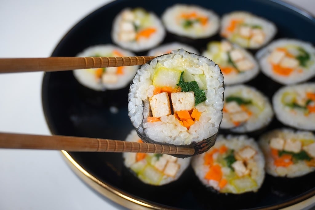 Vegetable Kimbap Recipe (Gimbap)