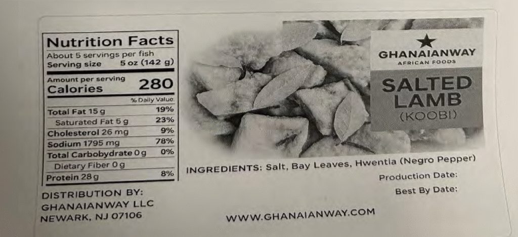 New Jersey company recalls lamb because it was not inspected