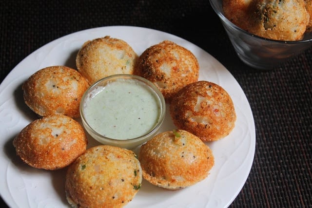 Rava Kuzhi Paniyaram Recipe