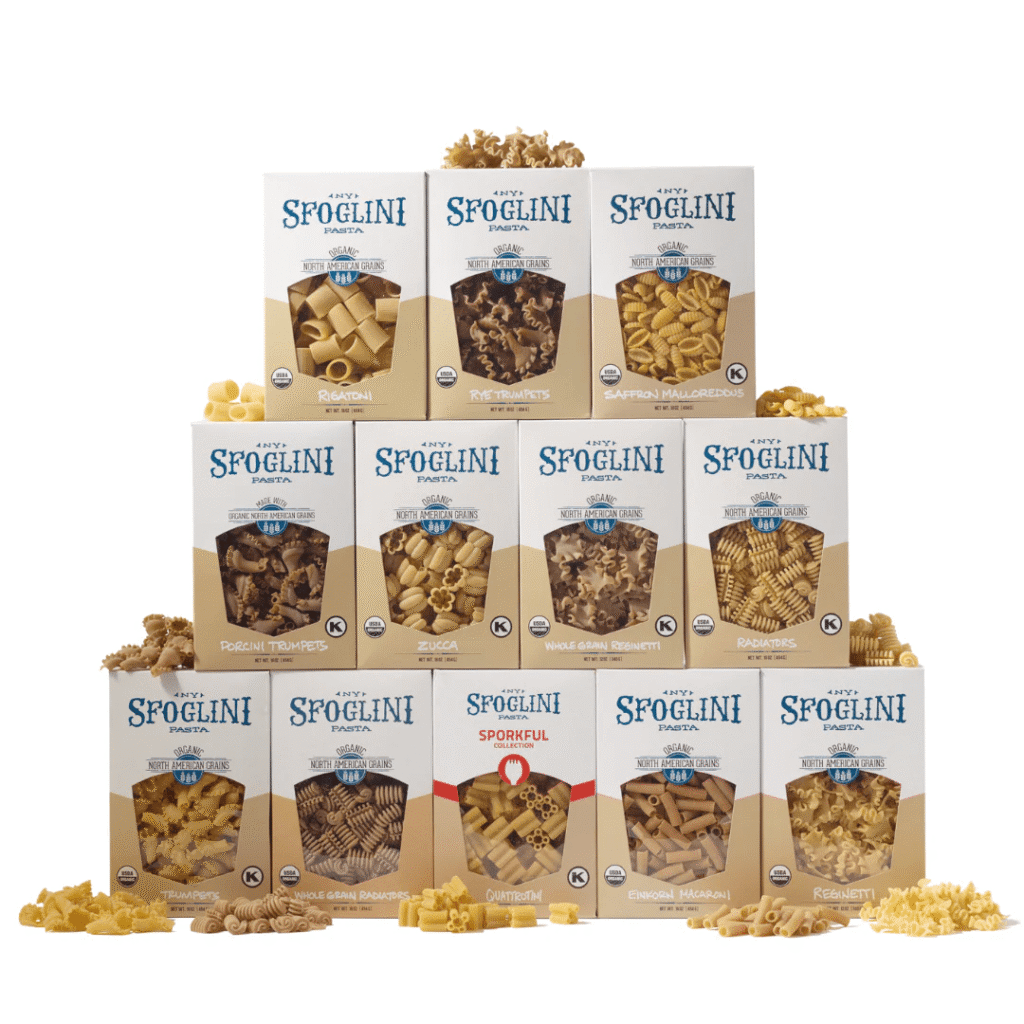 Sfoglini pasta club many boxes of pasta