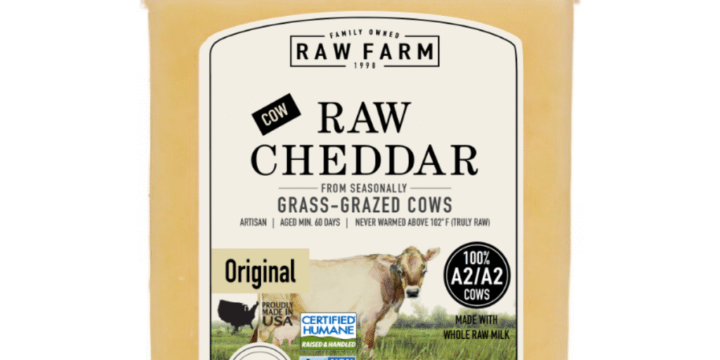 RAW FARM cheddar cheese linked to E. coli outbreak