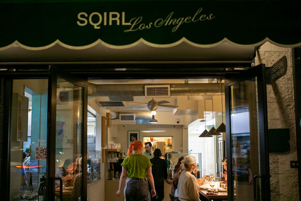 A view inside the restaurant Sqirl.