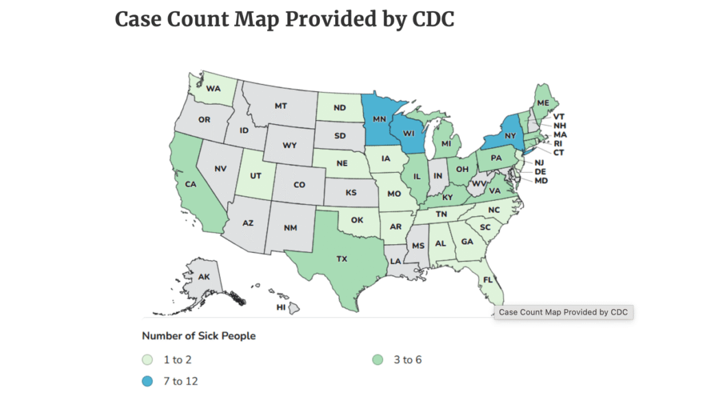 Illnesses near 100 in moringa Salmonella outbreak
