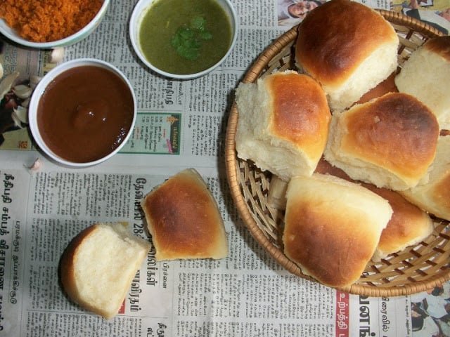 Pav Recipe | Pav Buns Recipe