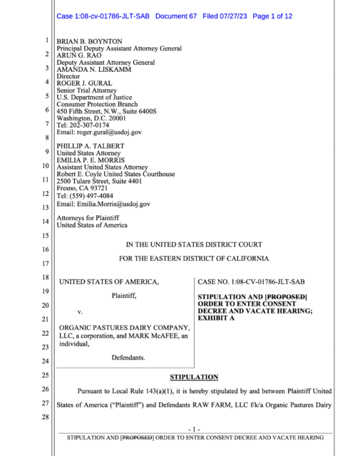 Publisher's Platform: Raw Farm has a history of outbreaks linked to its raw milk products