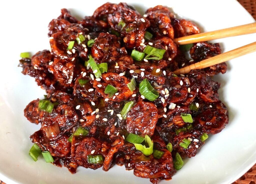 Chilli Garlic Lotus Stem Recipe (Crispy Lotus Root Recipe)