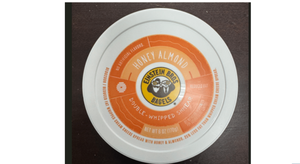 Einstein Bros. cream cheese recalled because of undeclared almonds